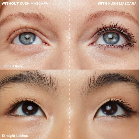 NEW Too Faced Shadow Insurance + Milk Kush High Volume Mascara in Large + Travel - Picture 7 of 15